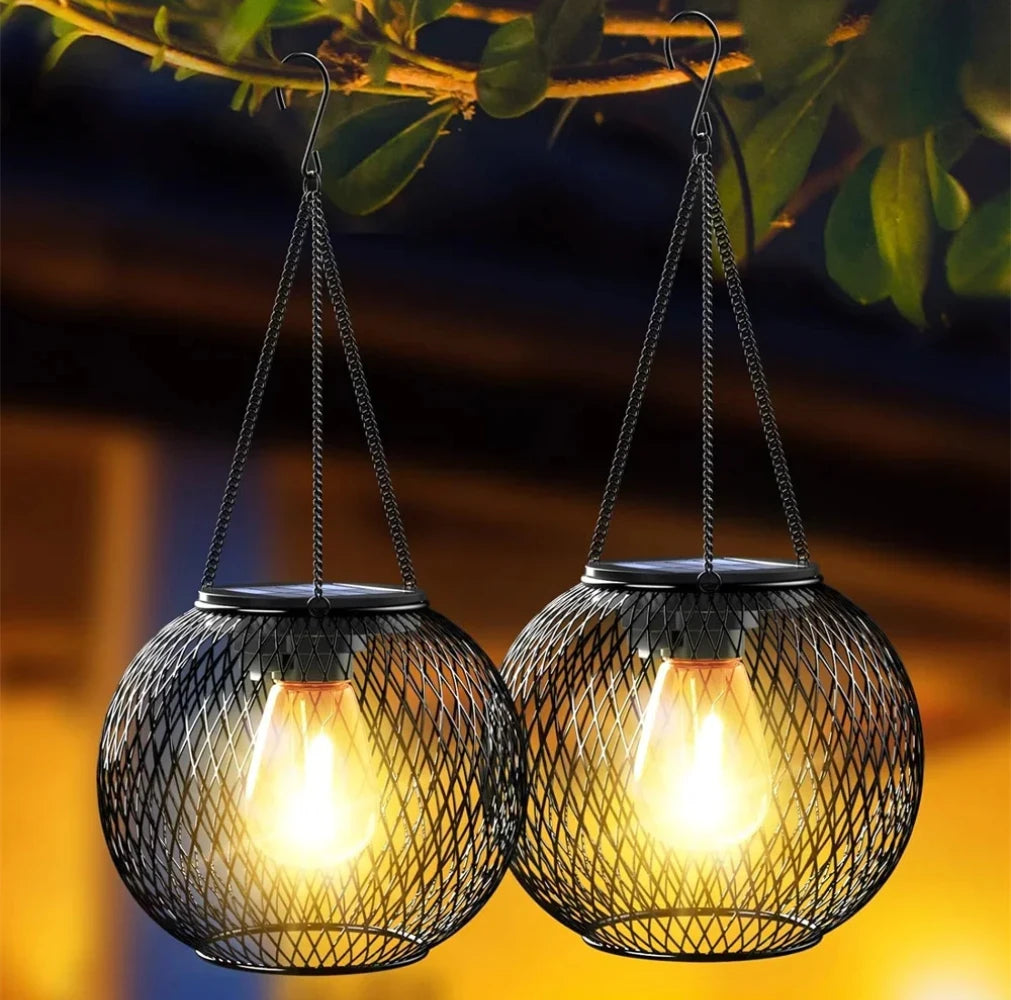 GlowCage™ – Rustic Charm, Solar Power