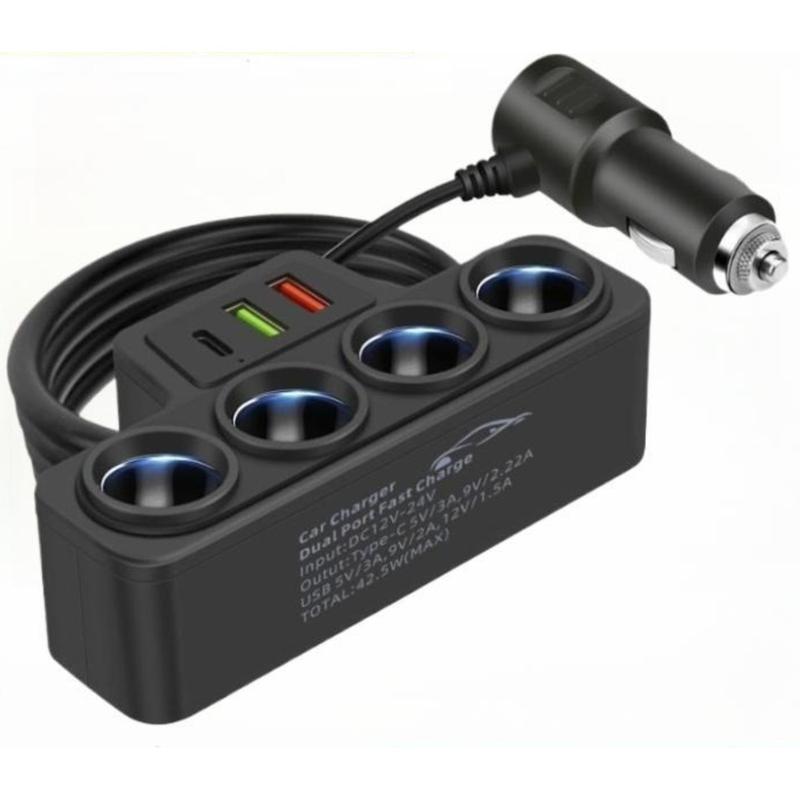 PowerHub™ - 120W Multi-Port Vehicle Power Adapter