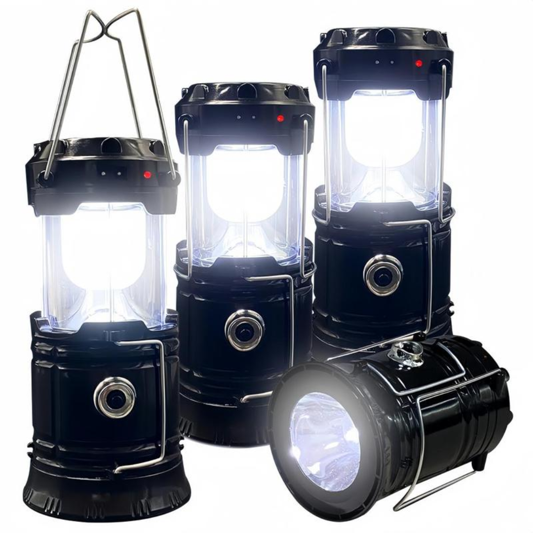GlowSafe™ - 4 PCS Collapsible LED Camping Lantern