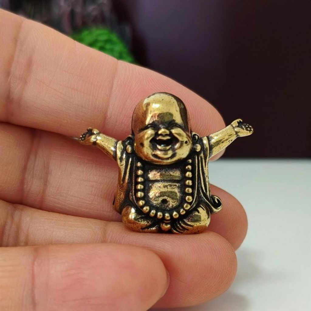 JoyBuddha™ – Laughing Buddha Brass Luck Figurine