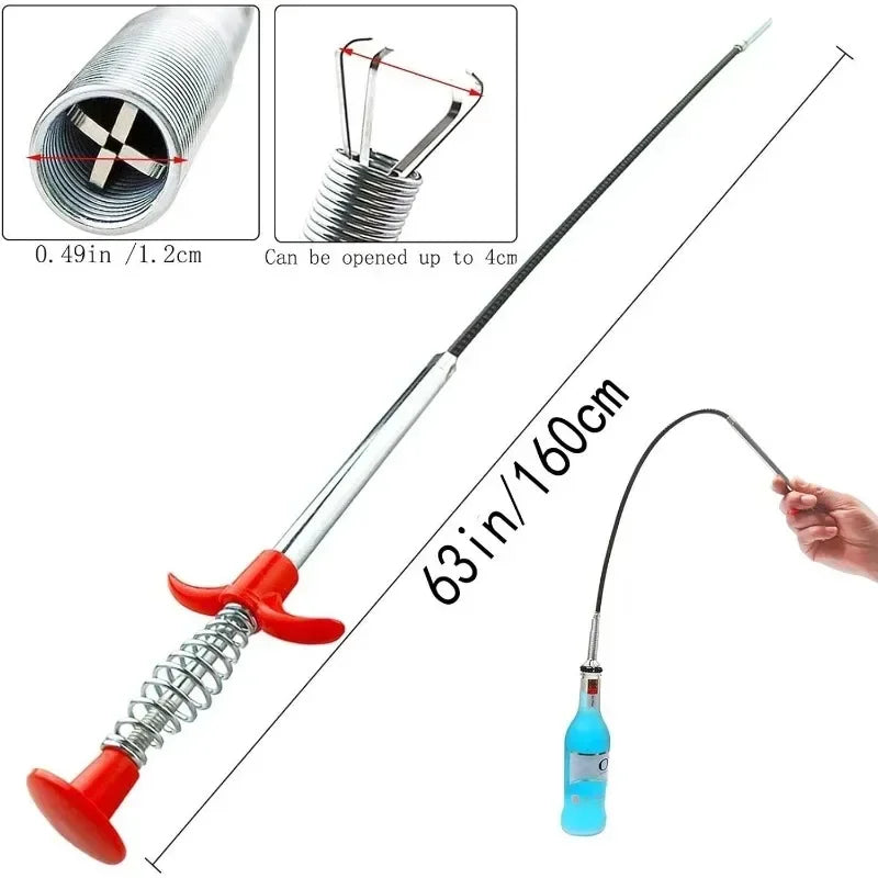 DrainClaw™ – Flexible Spring Drain Cleaning Tool