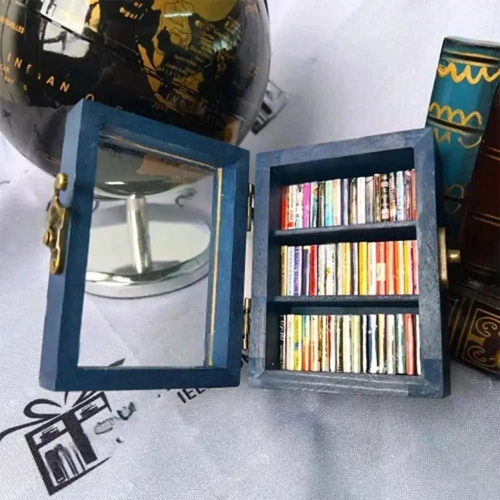 BookBox™ – Mini Wooden Secret Bookshelf