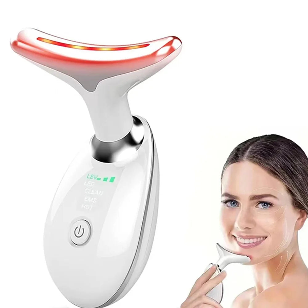 GlowLift™ – LED Light Therapy Facial Massager Tool