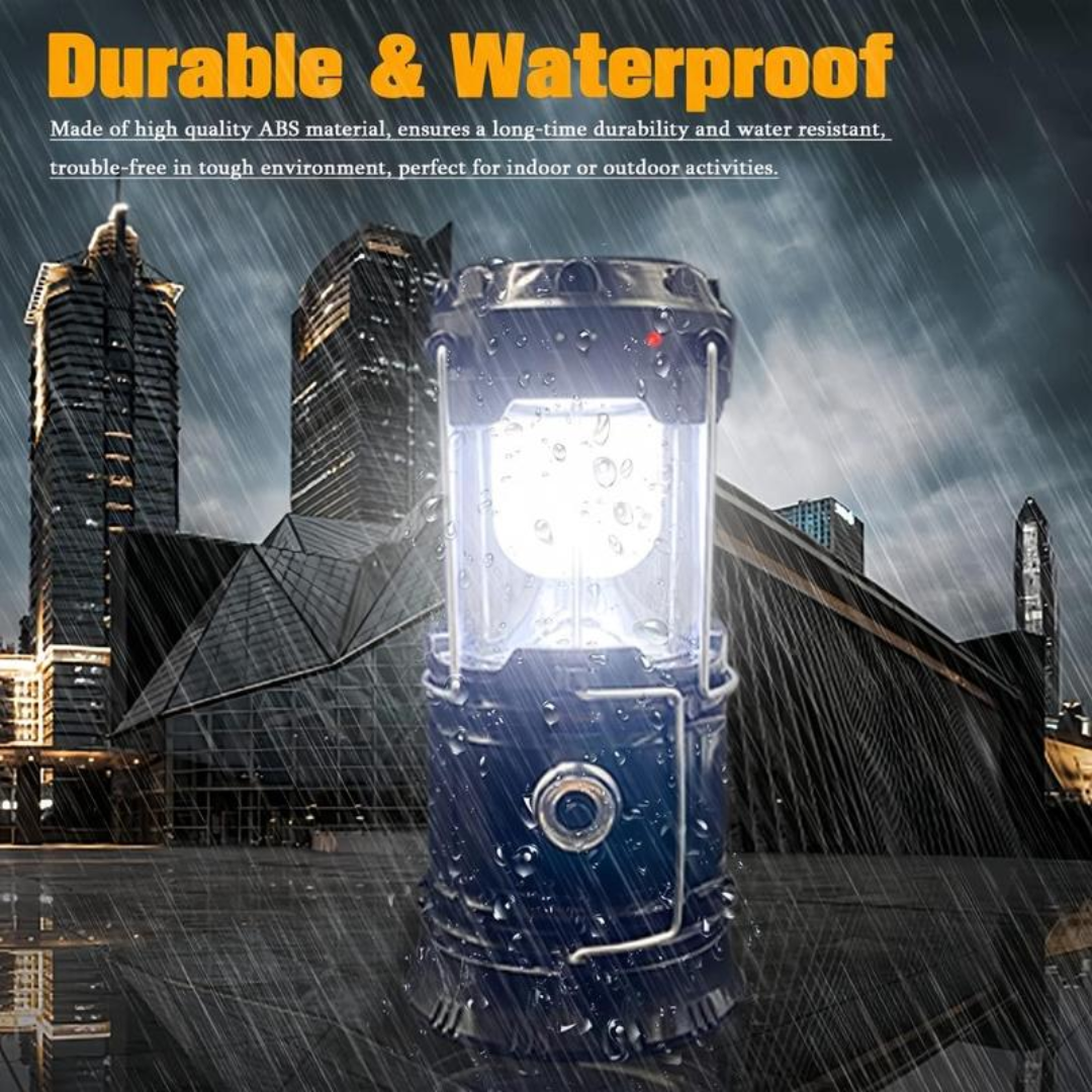 GlowSafe™ - 4 PCS Collapsible LED Camping Lantern