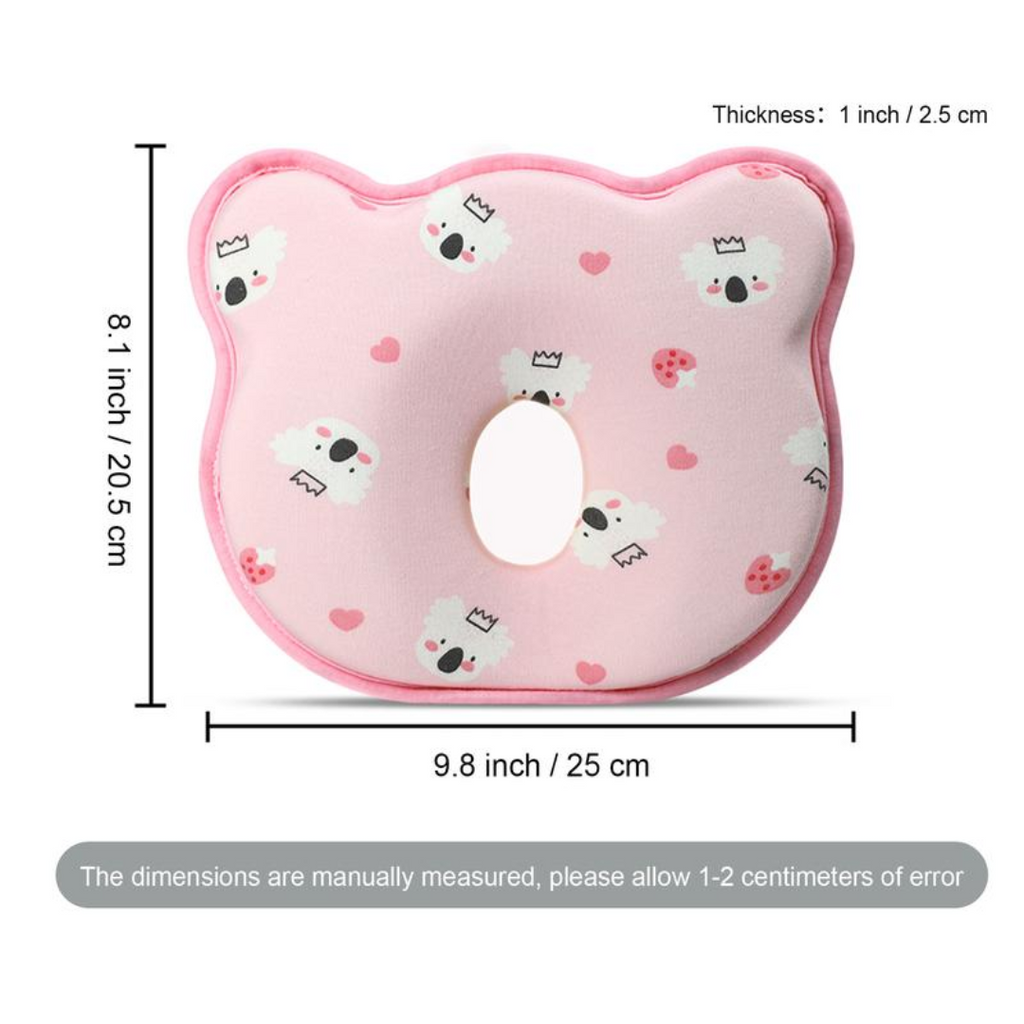SnugRest™ – Ergonomic Newborn Head-Support Pillow