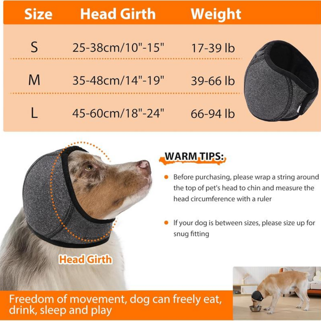 CalmCover™ – Sound-Blocking Ear Protection for Dogs
