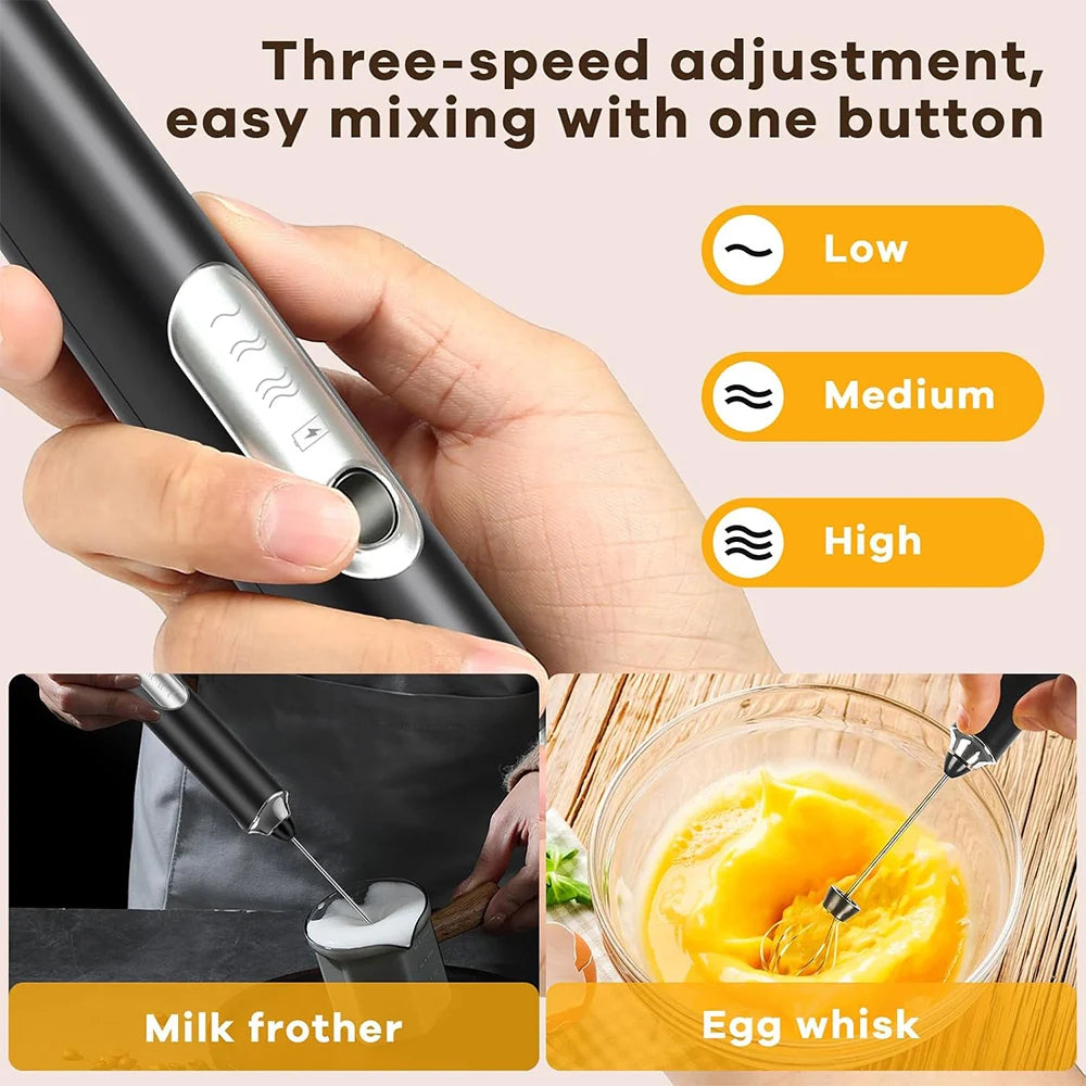 CreamWhip™ – USB Rechargeable Coffee Milk Frother