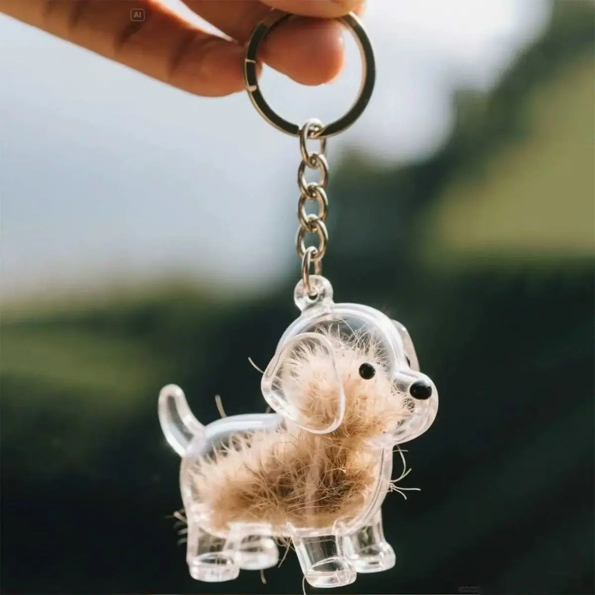 MemoryPup™ – Custom Pet Fur Memorial Keychain Kit