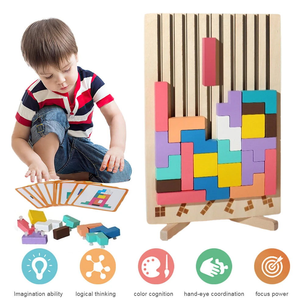 ThinkBlocks™ – Wooden Logic Puzzle Game