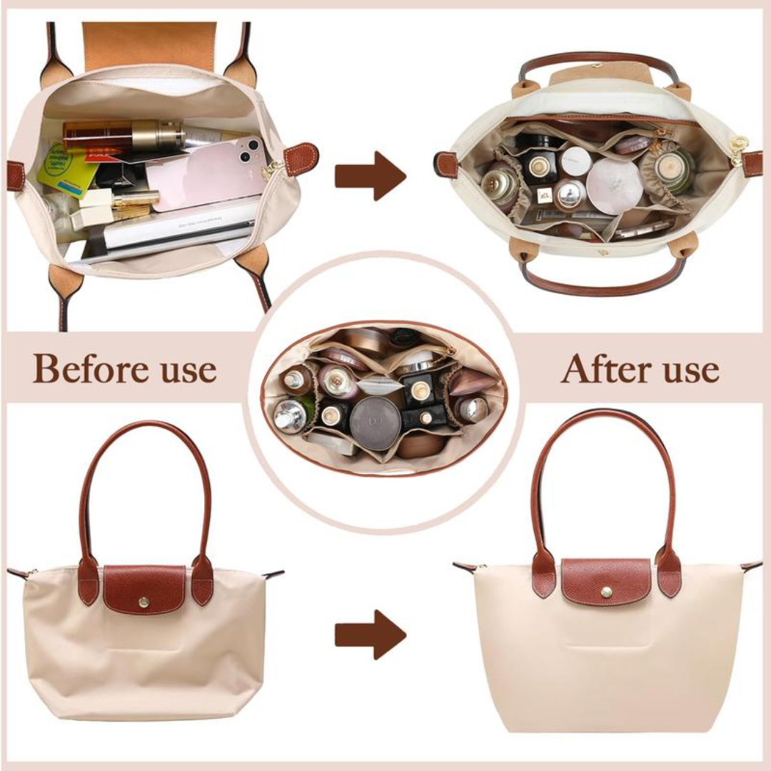 BagInBag™ – Multi-Pocket Tote Bag Organizer