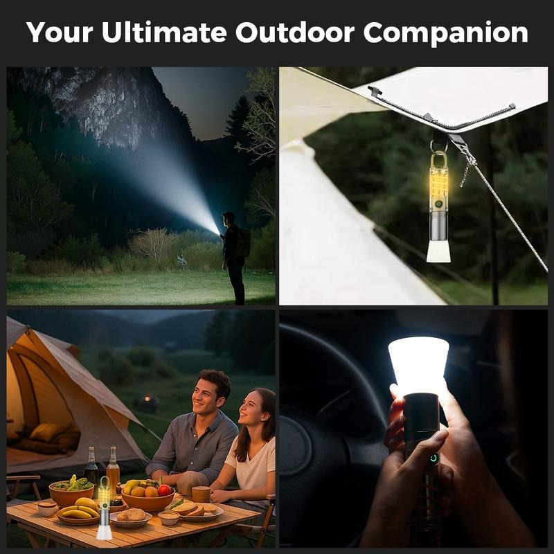 CampBeam™ – 2-in-1 Rechargeable Flashlight & Camping Lantern