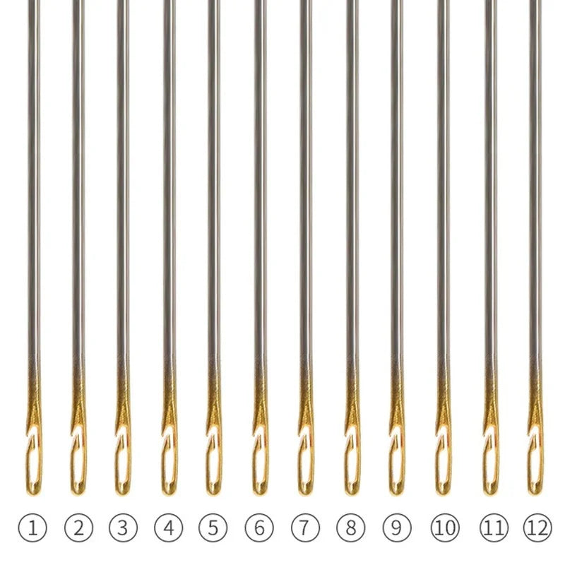 EasyThread™ – 30-Piece Self-Threading Needle Set with Case