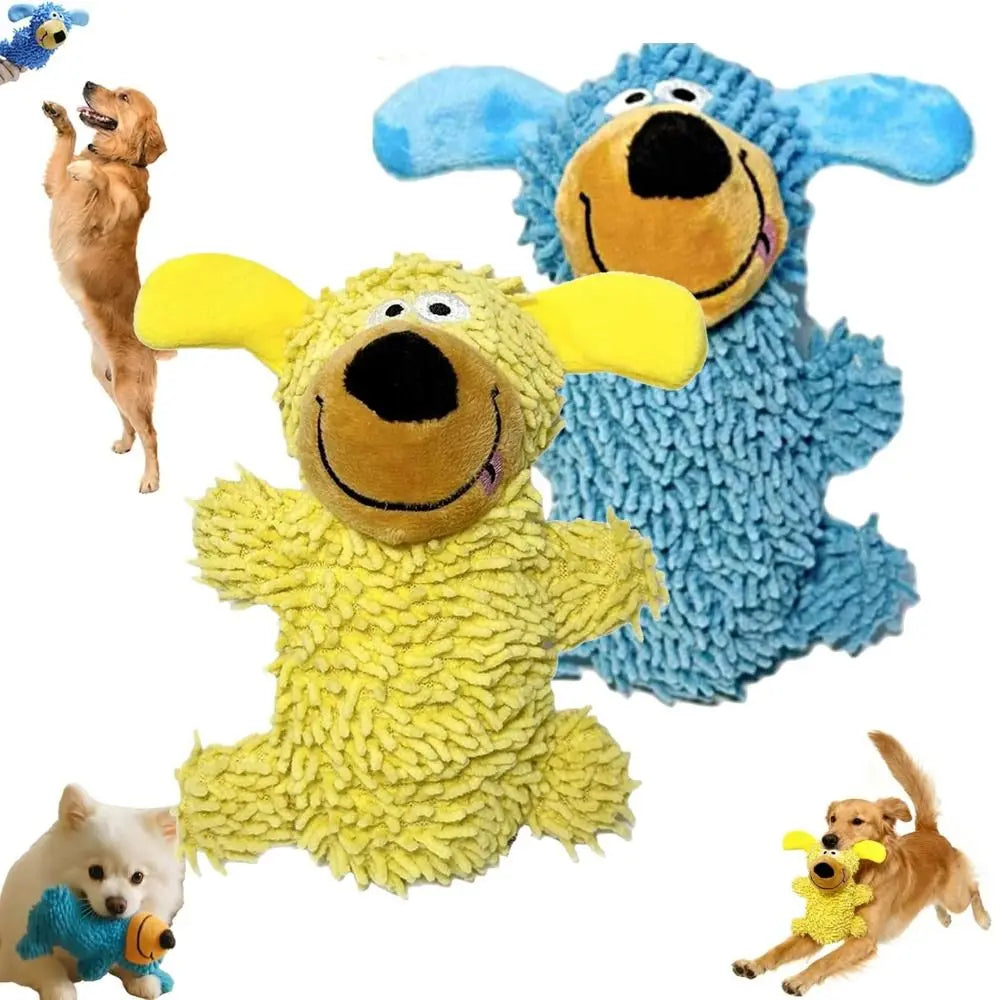 PlayBuddy™ – Soft Squeaky Plush Dog Toy
