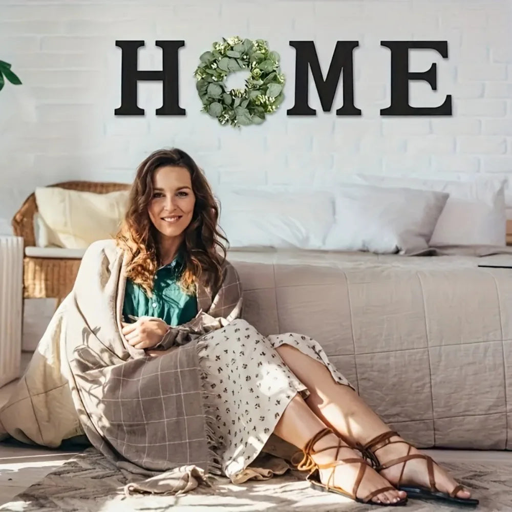 HomeLetters™ – Rustic Wooden HOME Wall Art