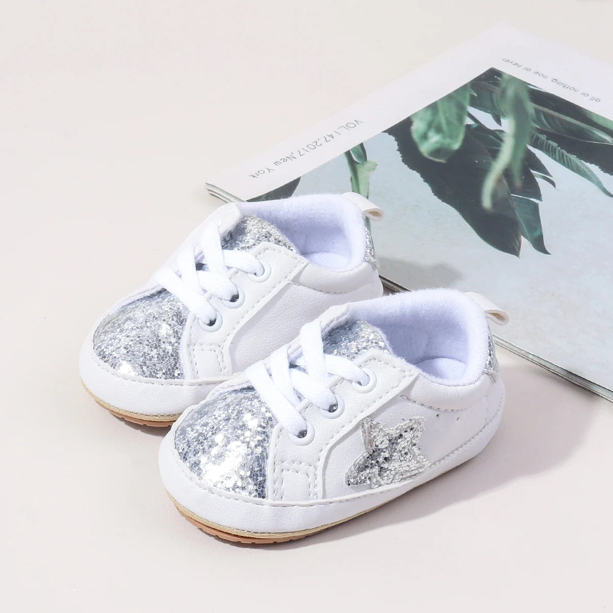 StarSteps™ – Glitter Baby Sneakers