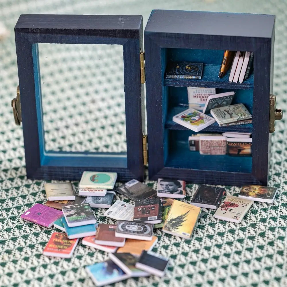 BookBox™ – Mini Wooden Secret Bookshelf