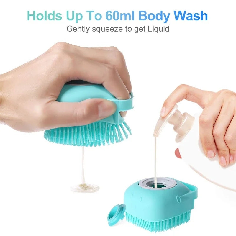 ScrubPup™ – Dog Shampoo & Massage Brush