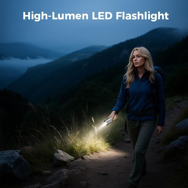 CampBeam™ – 2-in-1 Rechargeable Flashlight & Camping Lantern