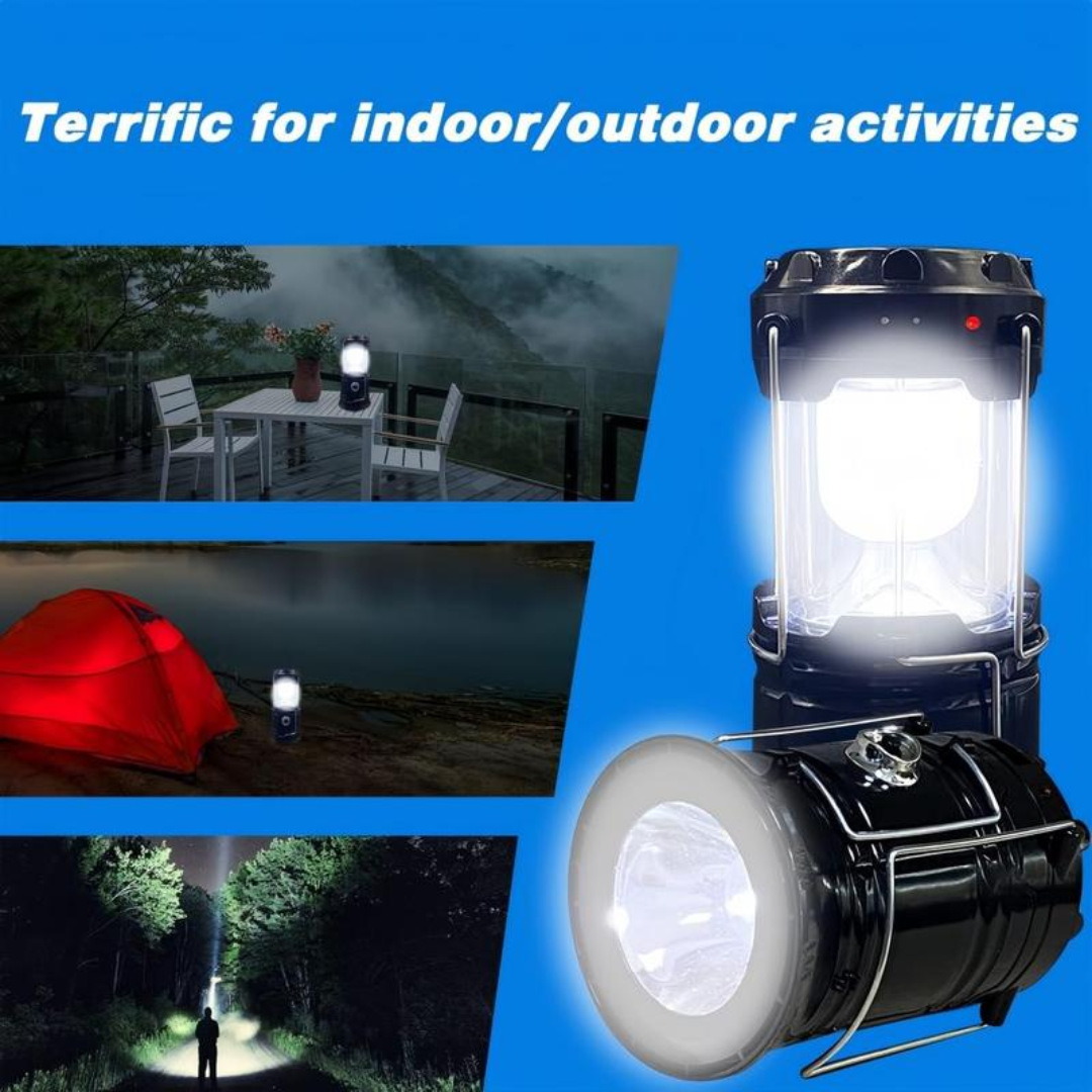 GlowSafe™ - 4 PCS Collapsible LED Camping Lantern