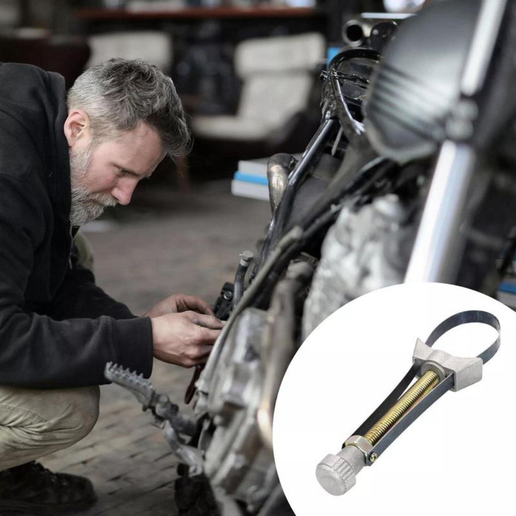 GripLock™ – Adjustable Oil Filter Strap Wrench