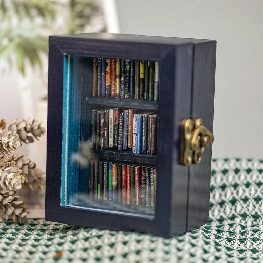 BookBox™ – Mini Wooden Secret Bookshelf