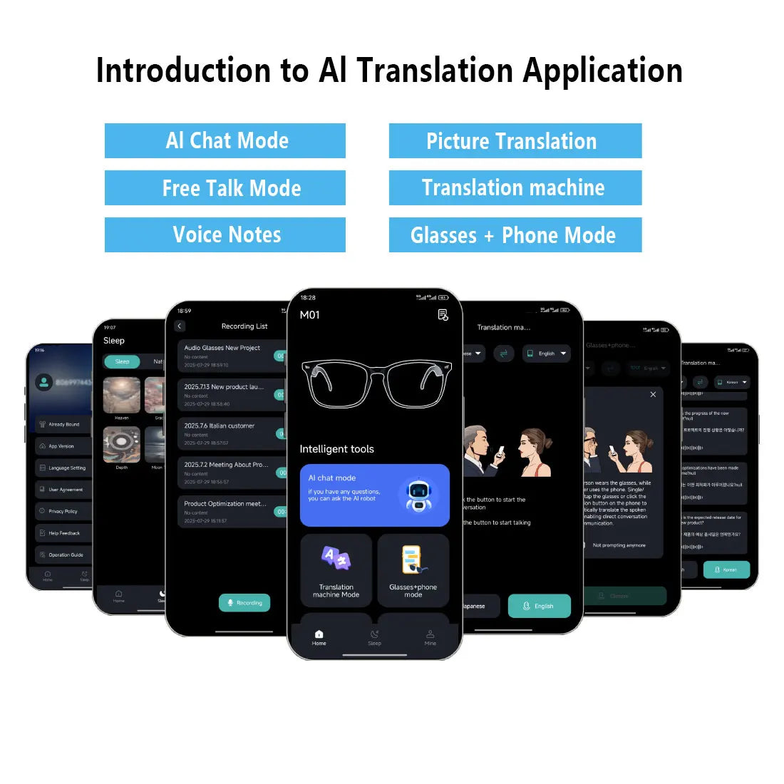 LinguaLens™ – Real-Time AI Translation Smart Eyewear