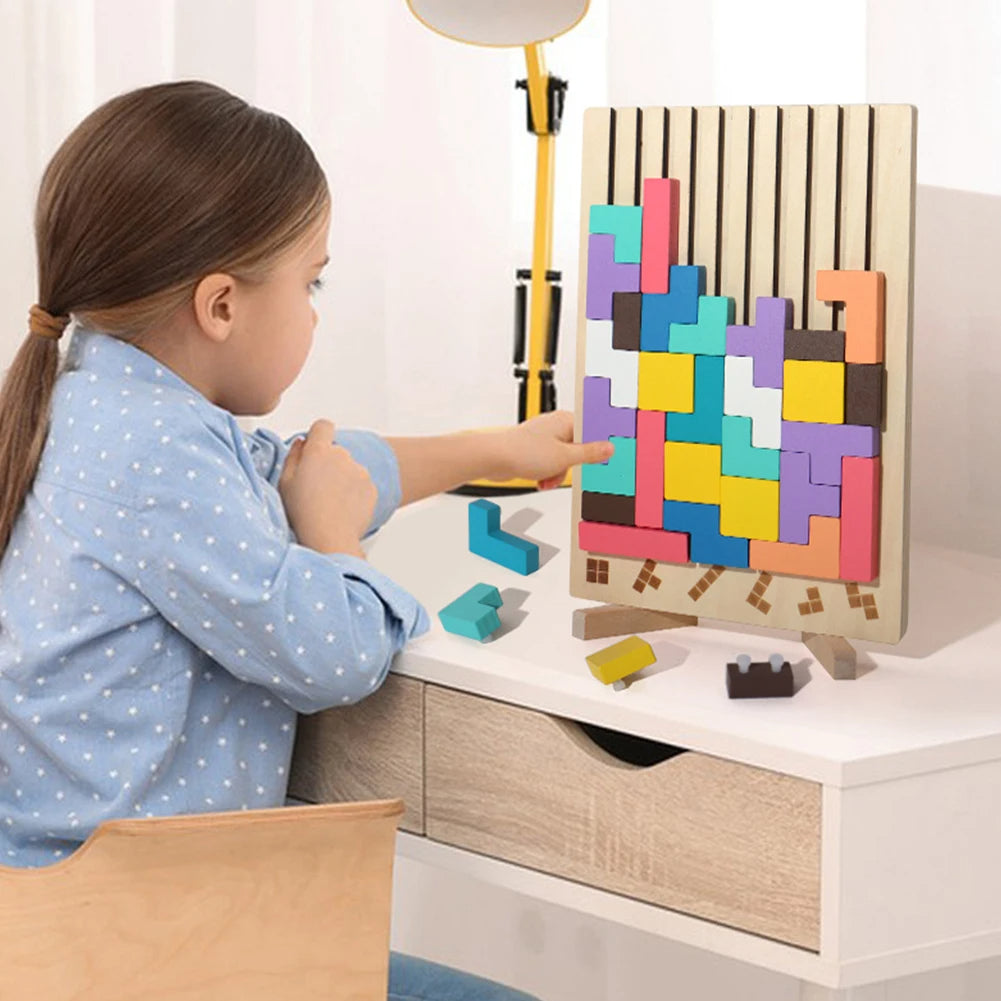 ThinkBlocks™ – Wooden Logic Puzzle Game