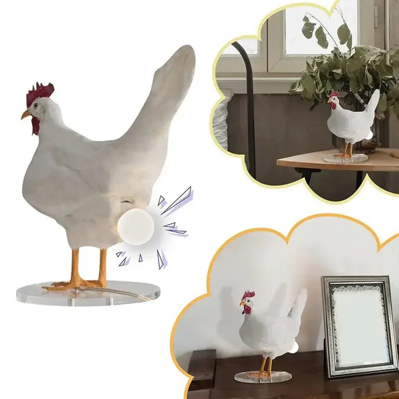 RoosterGlow™ – Novelty Chicken Shaped Desk Lamp