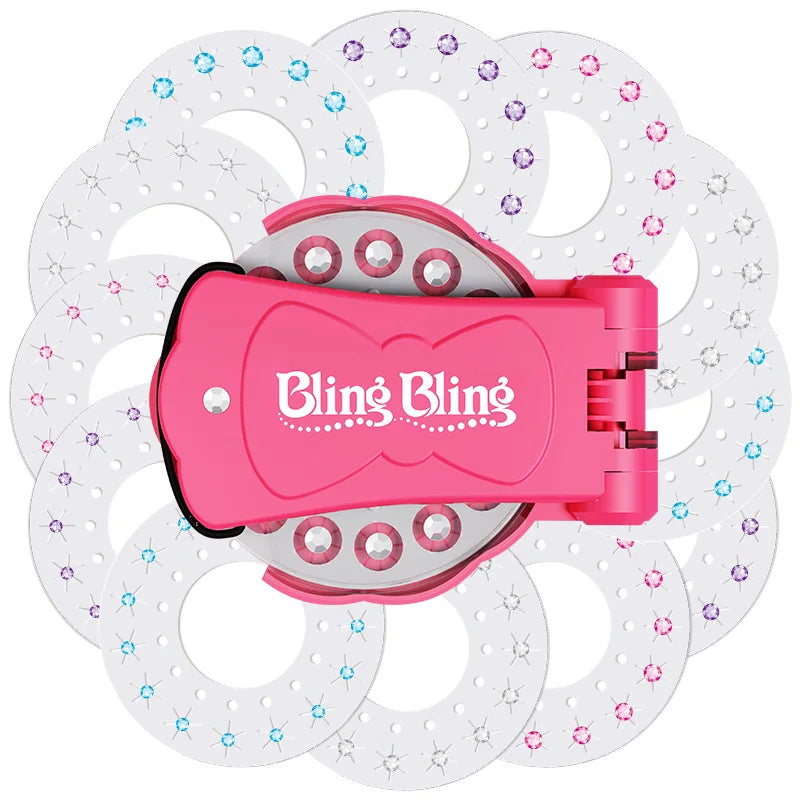 GlamTool™ – Girls' Sparkle Hair Accessory Device