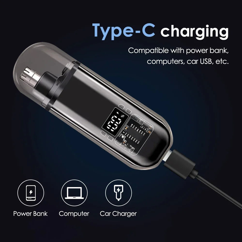 QuickTrim™ – Fast-Charge Electric Nose Hair Cutter