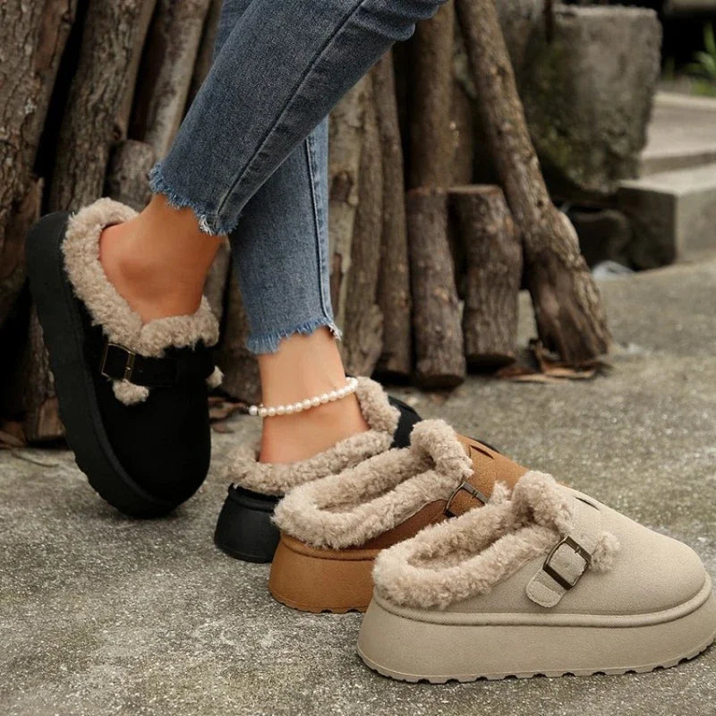 WarmWalk™ – Fur Comfort Loafers for Women