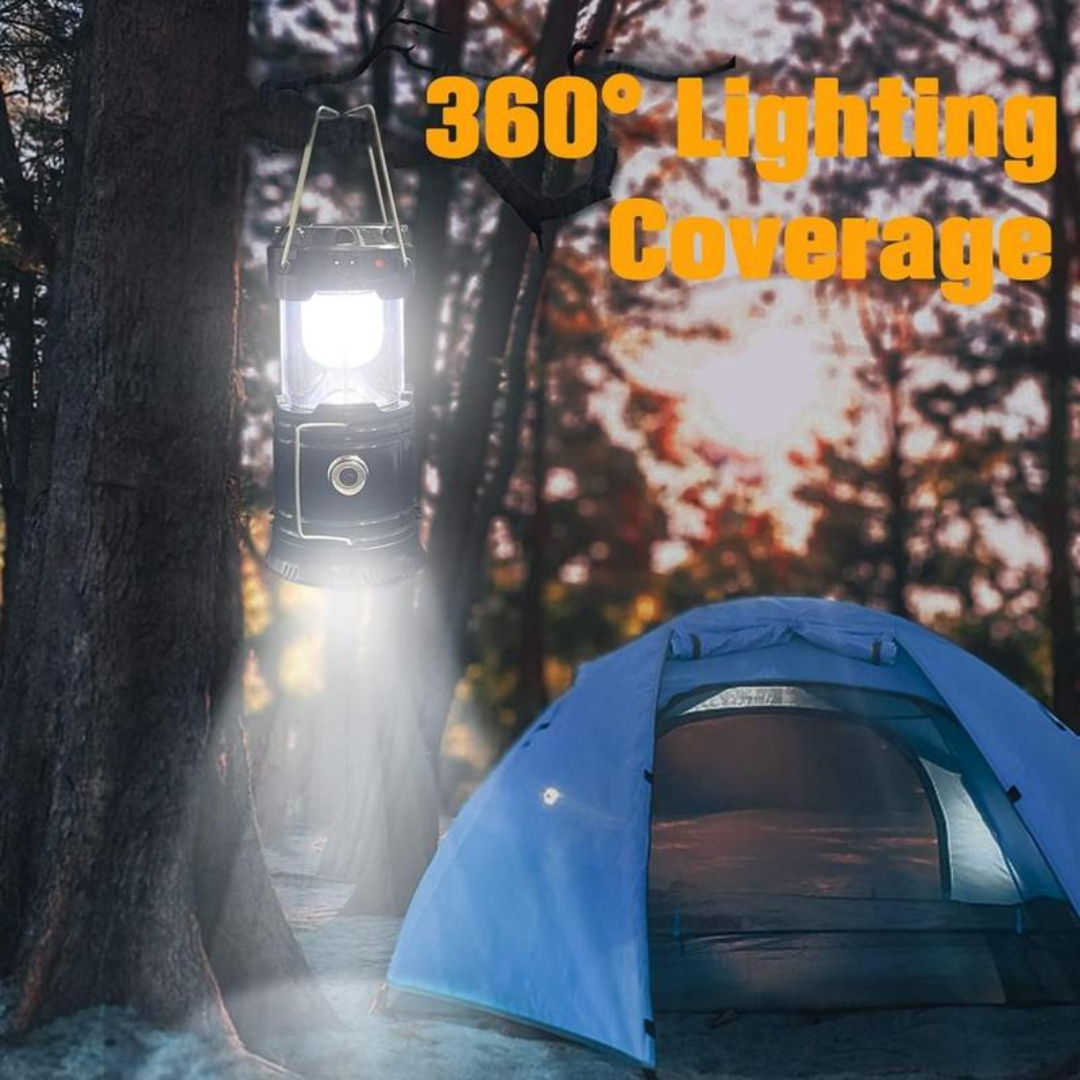 GlowSafe™ - 4 PCS Collapsible LED Camping Lantern