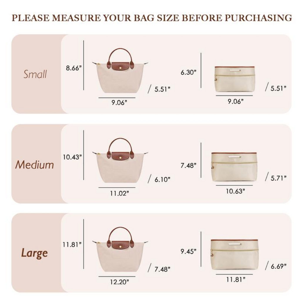 BagInBag™ – Multi-Pocket Tote Bag Organizer
