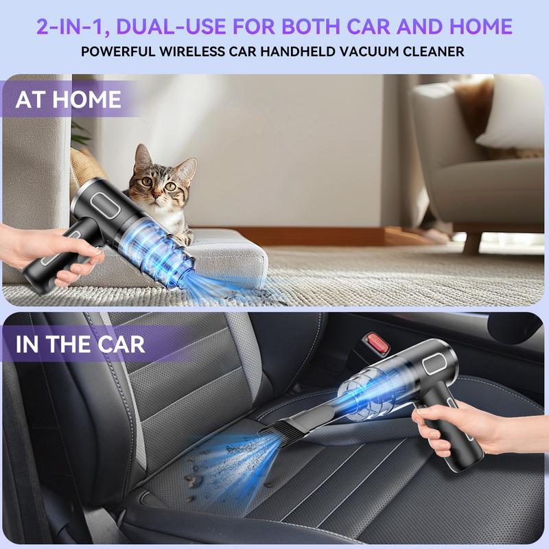 AutoVac™ – Cordless High-Power Car Vacuum Cleaner