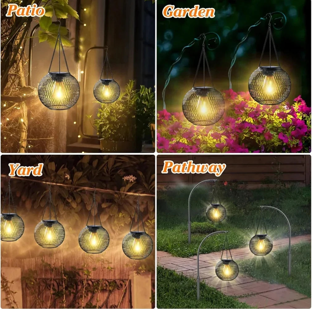 GlowCage™ – Rustic Charm, Solar Power