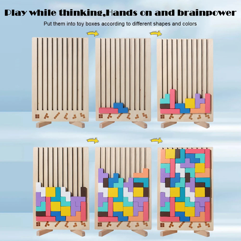 ThinkBlocks™ – Wooden Logic Puzzle Game