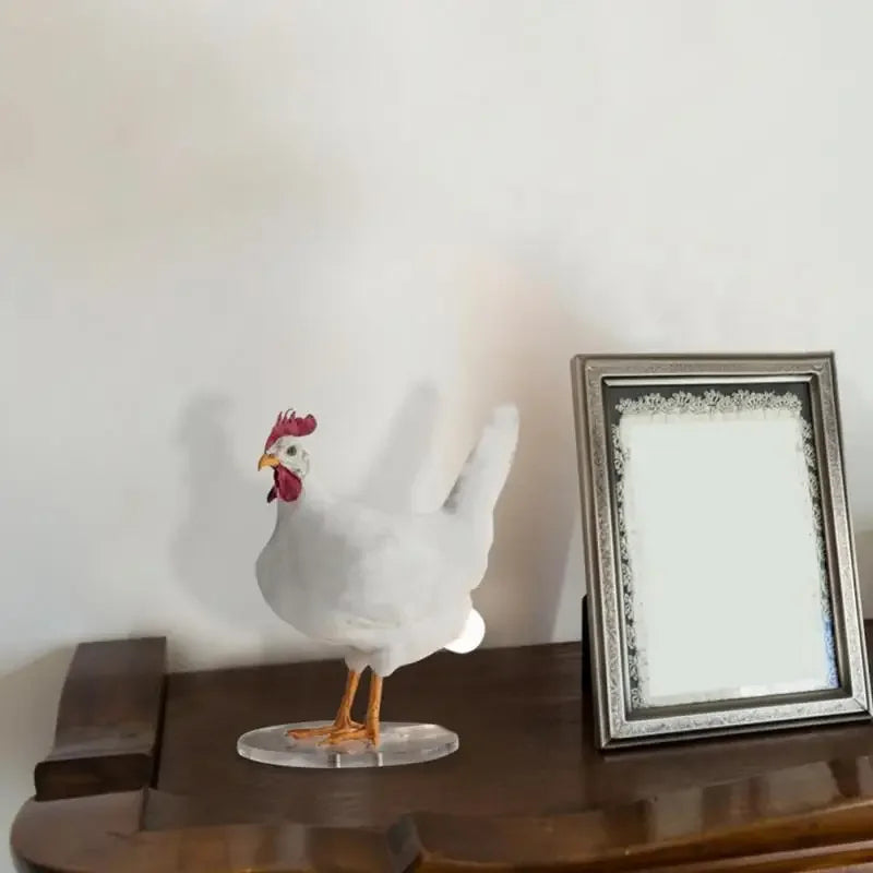 RoosterGlow™ – Novelty Chicken Shaped Desk Lamp