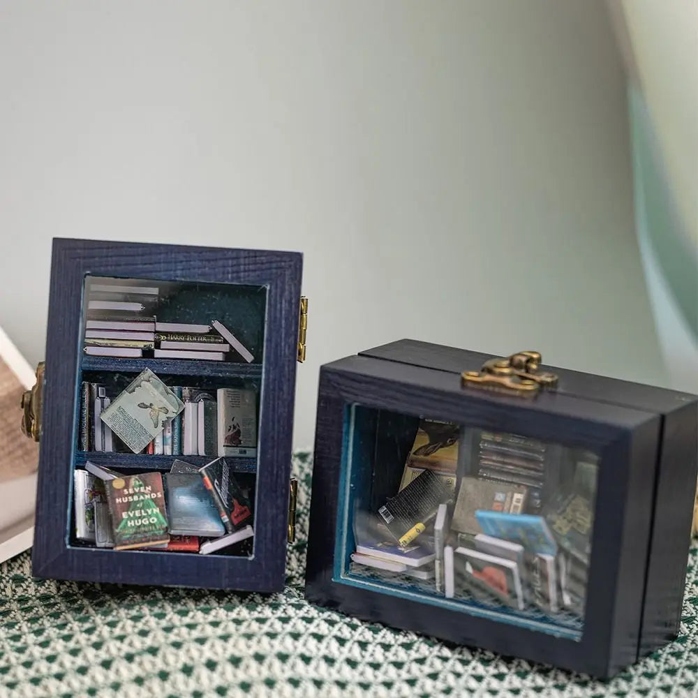 BookBox™ – Mini Wooden Secret Bookshelf