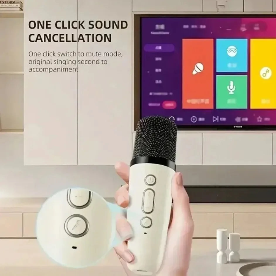 SingJoy™ – Portable Karaoke Set with Dual Mics