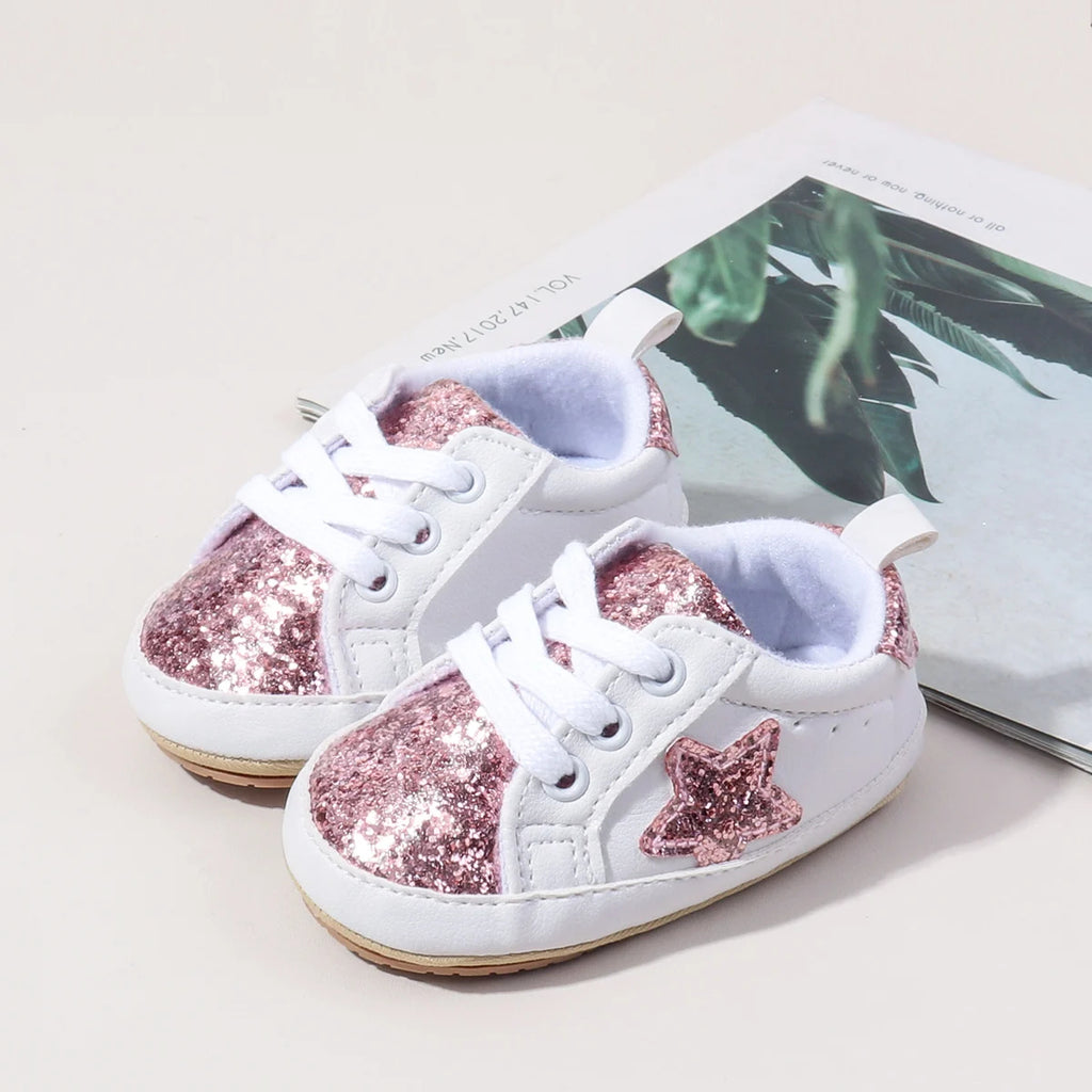 StarSteps™ – Glitter Baby Sneakers