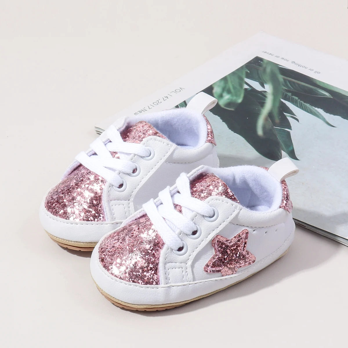 StarSteps™ – Glitter Baby Sneakers