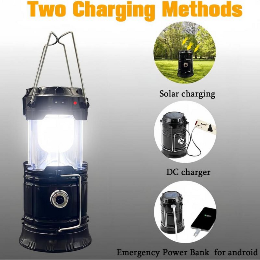 GlowSafe™ - 4 PCS Collapsible LED Camping Lantern