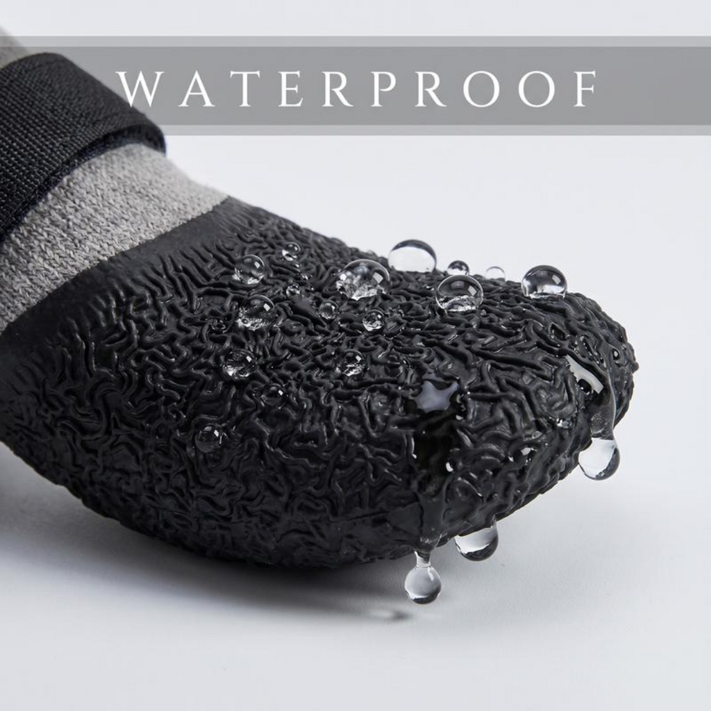 PawGrip™ – Waterproof Non-Slip Dog Boots Set