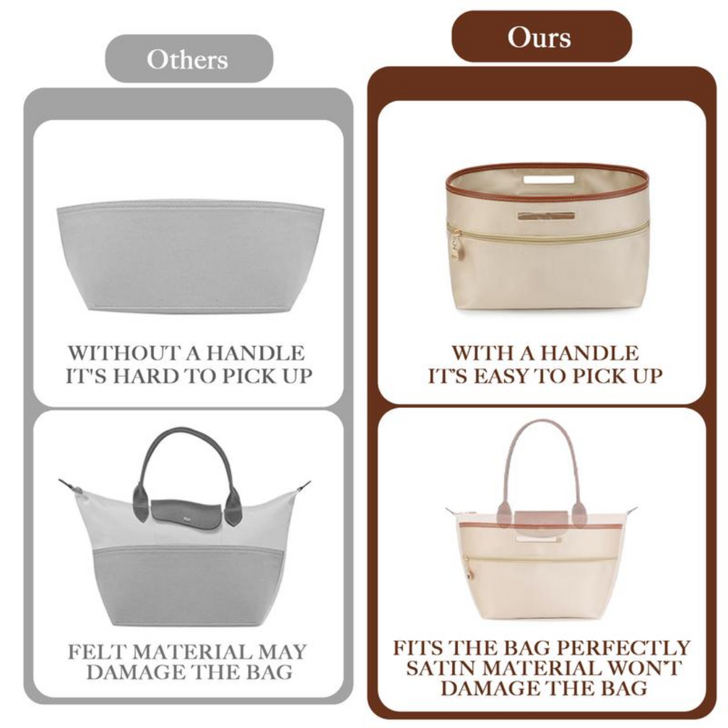 BagInBag™ – Multi-Pocket Tote Bag Organizer