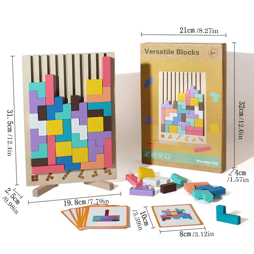 ThinkBlocks™ – Wooden Logic Puzzle Game