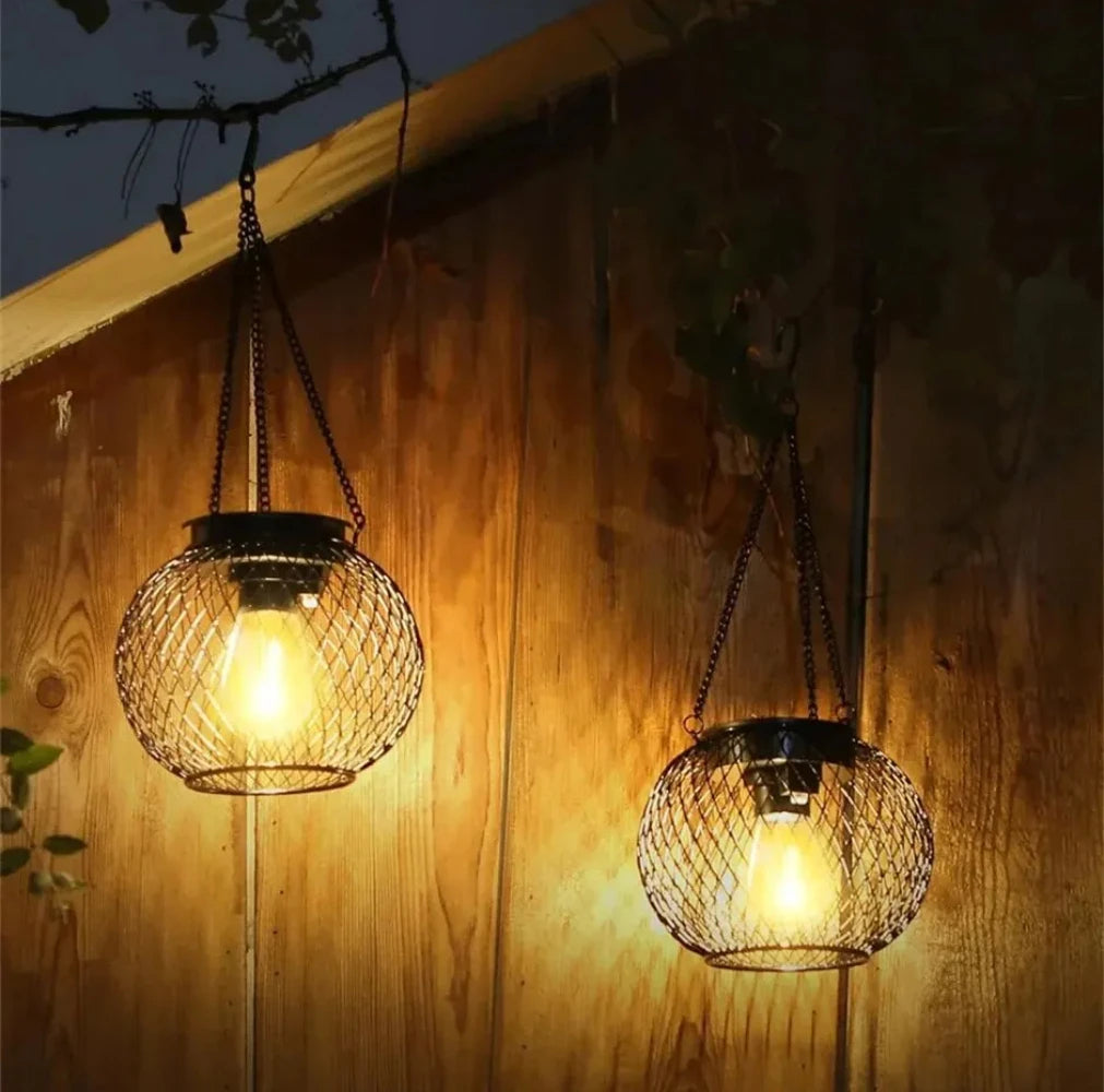 GlowCage™ – Rustic Charm, Solar Power