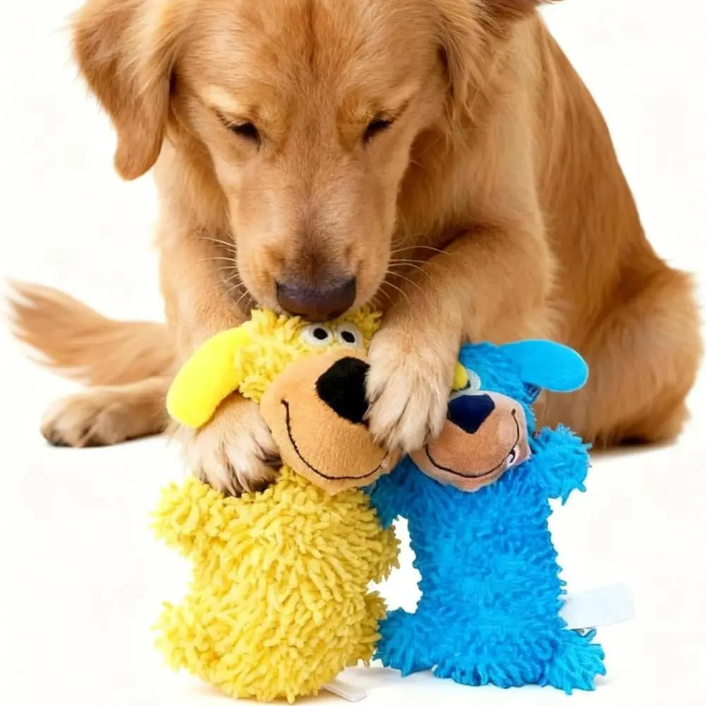 PlayBuddy™ – Soft Squeaky Plush Dog Toy