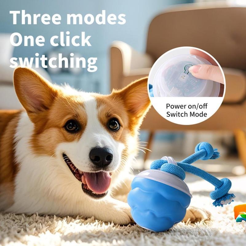 RollMate™ – Automatic Rolling Interactive Dog Ball