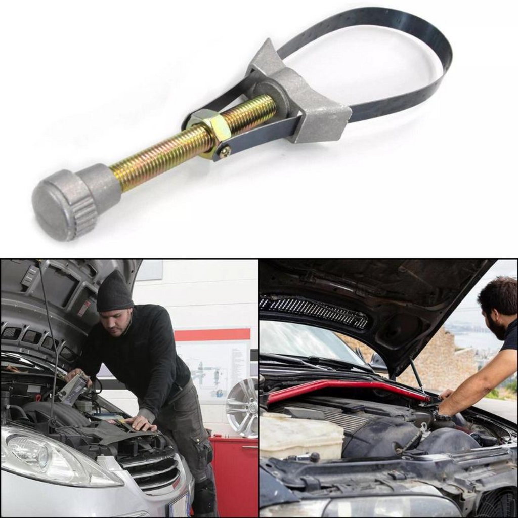 GripLock™ – Adjustable Oil Filter Strap Wrench