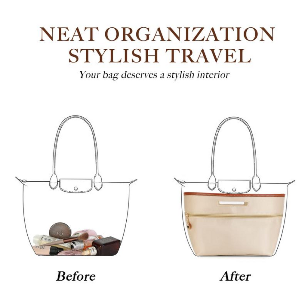 BagInBag™ – Multi-Pocket Tote Bag Organizer